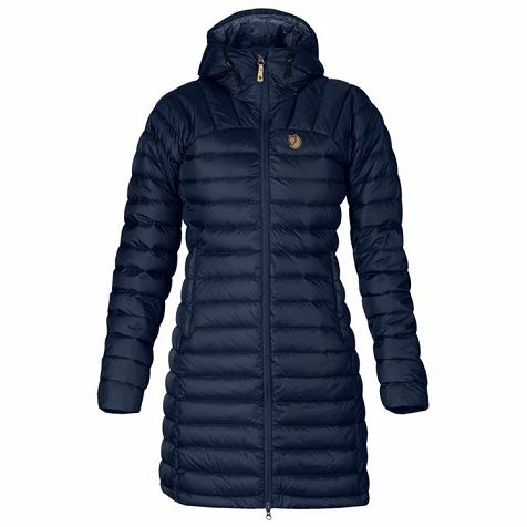 Fjallraven Snow Flake Parka Navy Singapore For Women (SG-587476)